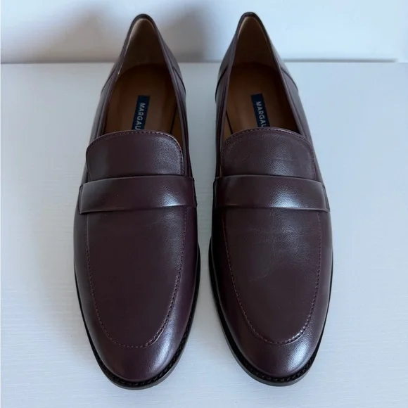 Margaux 40 Andie Burgundy Loafers - Picture 5 of 12